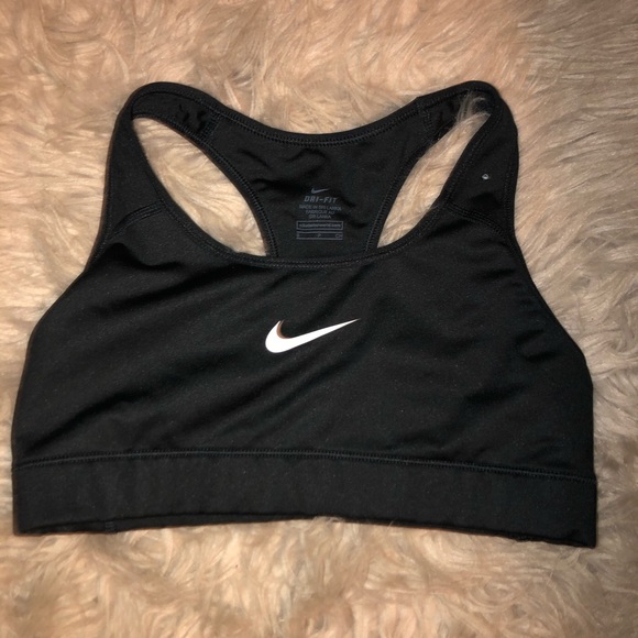 Nike Black Sports Bra Small - Picture 1 of 3